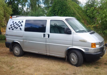 Wkład prawego lusterka elektrycznego Volkswagen Transporter T4